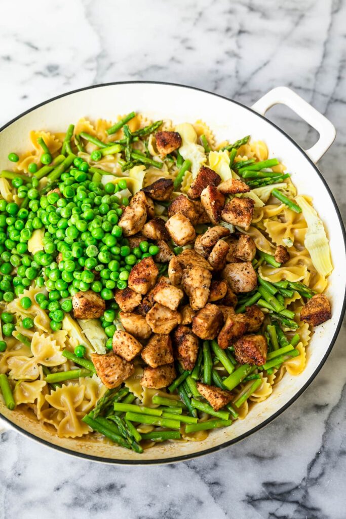 Easy Chicken Pasta Primavera