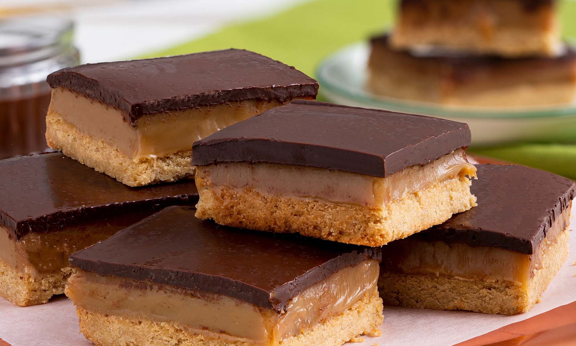 Caramel Shortbread Bars