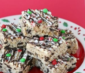 Peppermint Oreo Bars