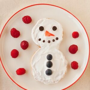 Snowman Pancakes