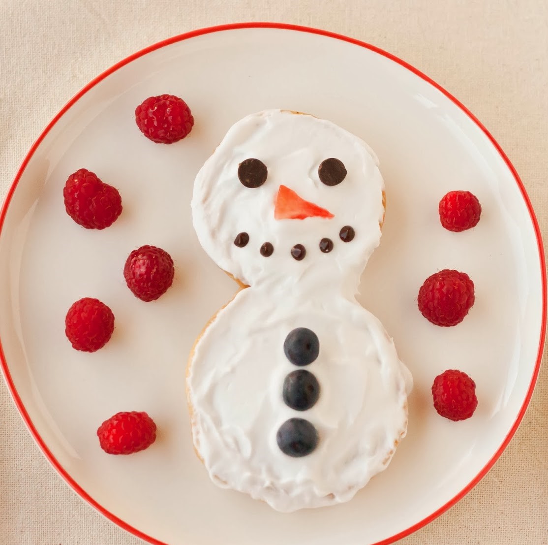Snowman Pancakes