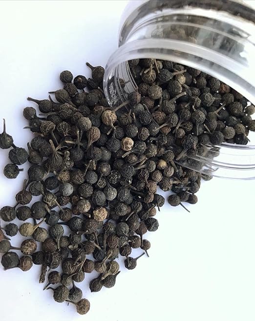 Tailed Pepper [100 GRAMS] Piper Cubeba | Shital Chini | Kabab Chini.<br><br>