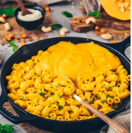 vegan mac and cheese with pumpkin