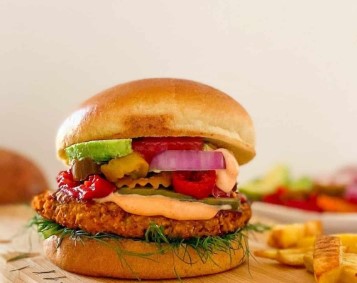 vegan sweet potato burgers