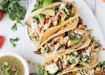 korean bbq chicken tacos