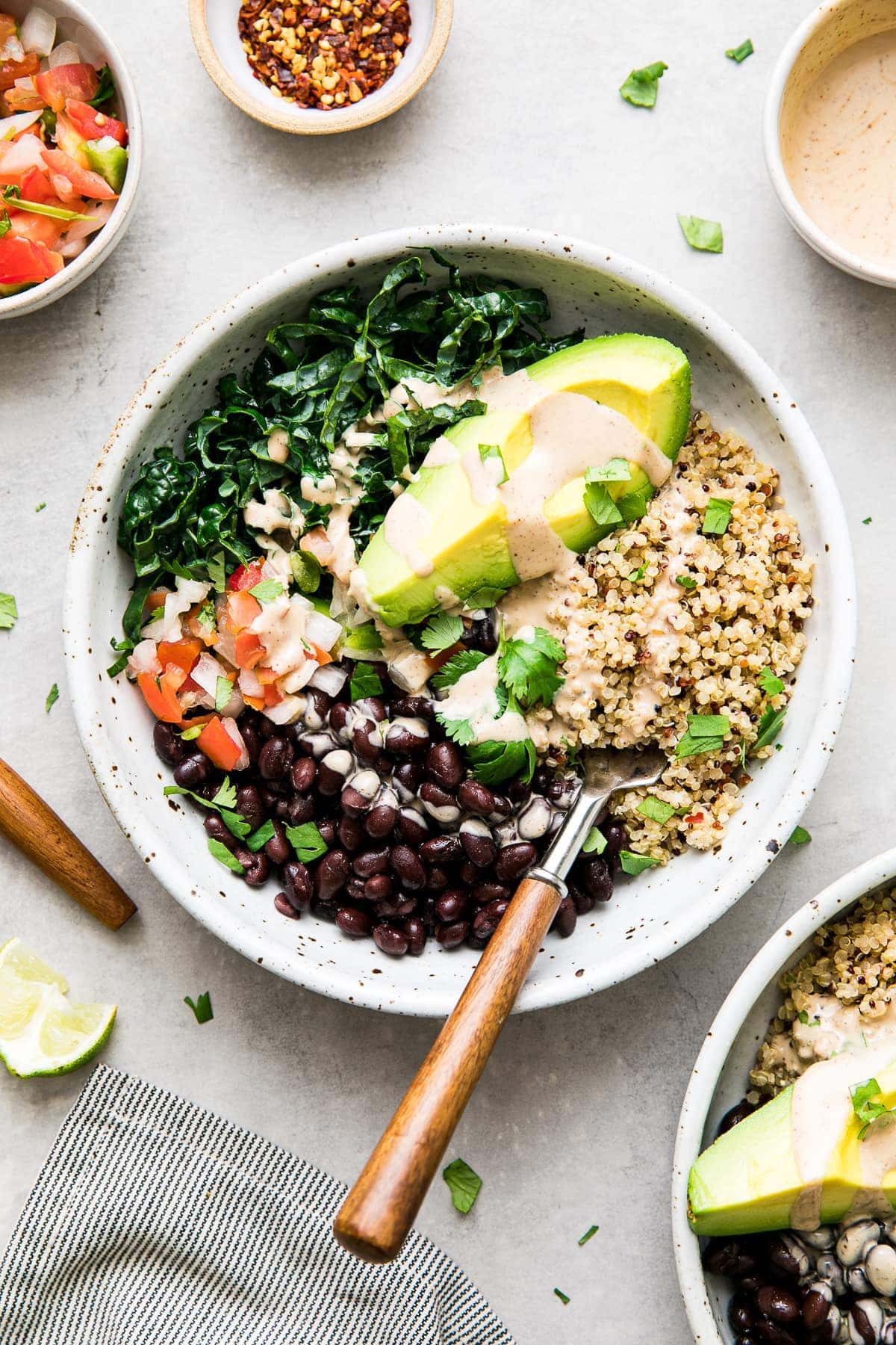 black bean buddha bowl