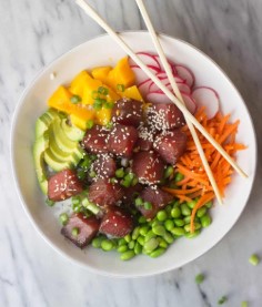 poke bowl spicy tuna