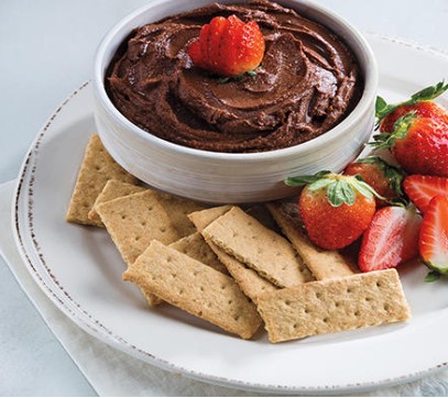 brownie batter dessert hummus