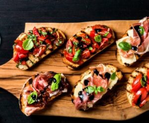 Trio of Bruschetta Spread