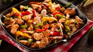 fajitas de pollo